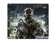 SVEN MP-G01S Soldier, Gaming Mouse Pad, Dimensions: 230 x 200 х 2 mm,  Non-slip rubber base